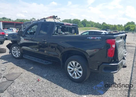 2020 Chevrolet Silverado 1500 4Wd Double Cab Standard Bed Custom из США, поврежденный, VIN 1GCRYBEK9LZ323579